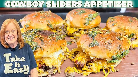 COWBOY SLIDERS Appetizer with My Cowboy Butter Sauce