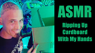 ASMR | Tearing Up Cardboard With My Hands