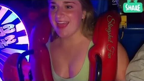 oops moments Slingshot ride 😁 || Funny slingshot ride 😂 #fypシ #foryou #slingshot #subscribe #viral