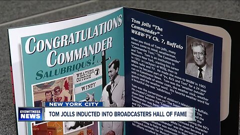 'Commander' Tom Jolls inducted into New York State Broadcasters Hall of Fame
