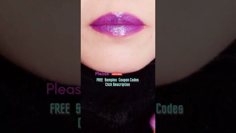 Purple Art Lip Glitter Design #shorts #trending #viral #shortvideo #lipswatches