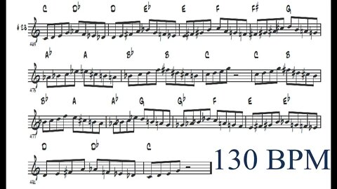 [TRUMPET JAZZ METHOD] 250 jazz patterns - Preliminary Patterns 028