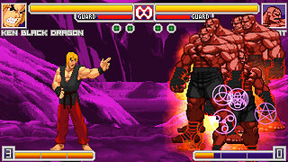 MUGEN - Ken Black Dragon vs. Demon Sagat - Download