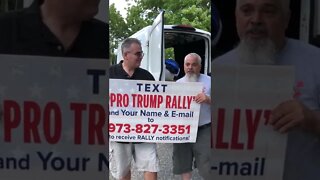 TRUMP BEDMINSTER NJ - 8-14-22 Veterans For America First on site with NJ for Trump rally leader