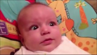 Aww!! Adorable Baby Makes Surprised Faces