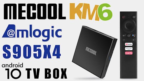 Mecool KM6 Classic Amlogic S905X4 Android 10 Q 4K TV Box