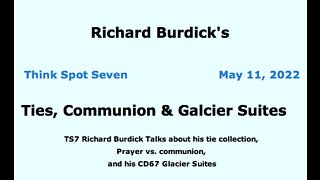 Richard Burdick's ThinkSpot No. 7: CD67, Glacier Suite No. 1, Ties & Communion.
