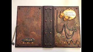 Steampunk Journal Cover (from Lovely Lavender Wishes)