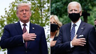 Trump And Biden Visit 9/11 Memorials In New York And Pennsylvania