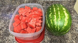 How I Pick A Sweet Watermelon 🍉 & How I Cut It Up