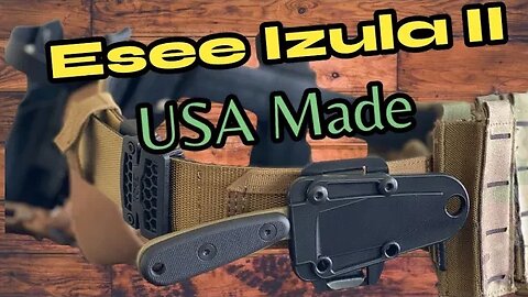 Battle Belt Knife | Esee Izula II