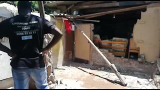 SOUTH AFRICA - Durban - Two people killed in house collapse (Video) (sT5)