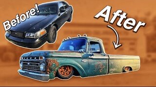 The Hulk: Building a Crown Vic Swapped F100 in 10min