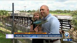 People protest Lake Okeechobee discharges