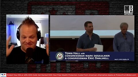 Eric Swalwell Gets Heckled During Town Hall | 'Govt. Mandated Pregnancy'