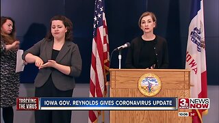 Iowa Gov. Reynolds gives coronavirus update
