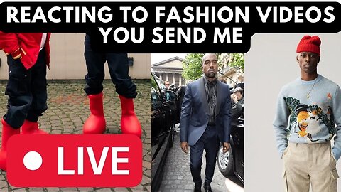 Reacting to Fashion videos you send me.... Andrew Tate, Hasbulla & more Get in here!!!!