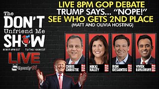 🚨 LIVE | 06DEC23: The GOP Debate at 8pm