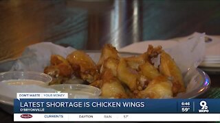 Latest shortage is chicken wings