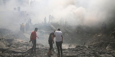 Israeli airstrike on the Gaza Egypt Border