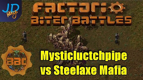 Factorio PvP Biter Battles ⚙️ BBChampions ⚙️ Mysticluctchpipe vs Steelaxe Mafia
