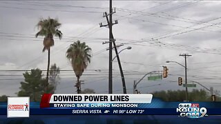 How to handle downed power lines