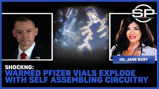 Shocking: Warmed Pfizer Vials Explode With Self Assembling Circuitry