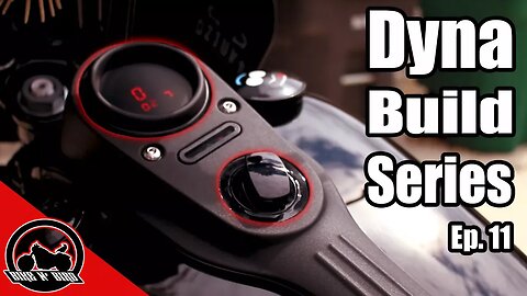 Harley Dyna Build Series Ep. 11 - Digital Gauge, Black Ignition, and NEW GRAPHICS!