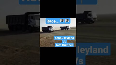 Tata Vs Leyland Race.. 🏁 #trucklovers #shorts #short #youtubeshorts #shortvideo #trending #subscribe
