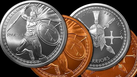 Spartan Silver & Copper Rounds From New Warrior Series