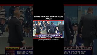Trump’s Brutal Reaction After Biden's Faceplant