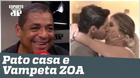 "E eu que sou o malandro?" Vampeta ZOA casamento de Pato com filha de Silvio Santos!