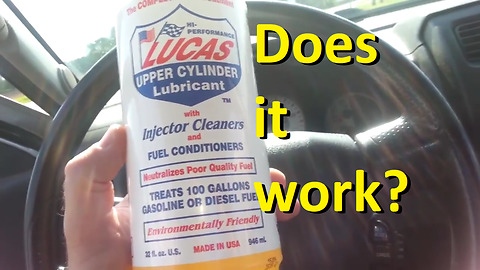 What Lucas Upper Cylinder Lubricant did for me.