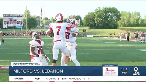 Milford defeats Lebanon on go-ahead touchdown