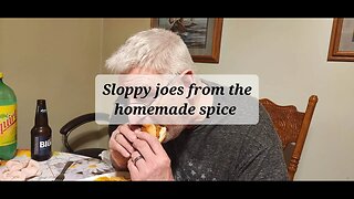 Homemade sloppy joes from spice