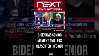 Biden Has Senior Moment And Lets CLASSIFIED Info Out #shorts