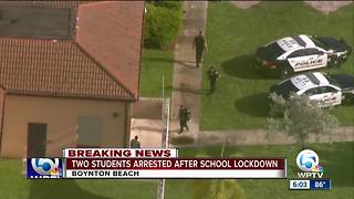 Student found with gun at Boynton Beach High School, 2 students arrested