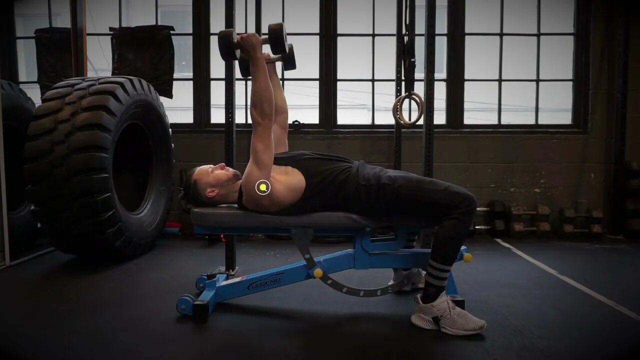 Dumbbell French Press Triceps Exercise Tutorial