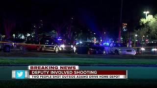 HCSO: Deputy-involved shooting injures two people outside of Home Depot