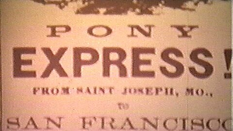 The Pony Express Mail Service