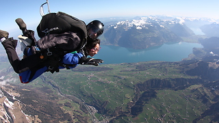 Skydiving in Switzerland with absolutely incredible scenery