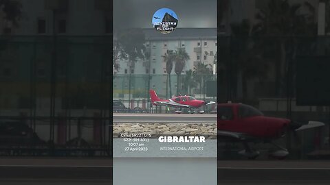 Tiny Plane Taxis at Gibraltar #shorts