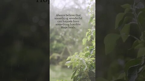 Hope Heals: An Uplifting Quote