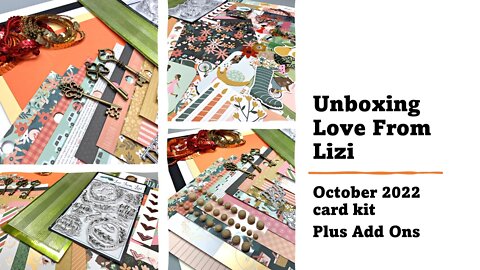 UNBOXING | Love From Lizi | October 2022 card kit Plus Add Ons