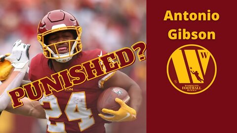 Is the Washington Commanders' Antonio Gibson Being Punished By Returning Kicks?