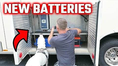 I'm Starting Our New Battery Install To Give Us 800 Amp Hours | Wildfire Smoke Is Back