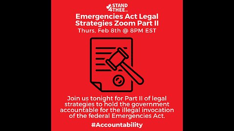Stand4THEE EA Legal Strategies Zoom Part II - Feb 8th