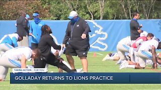 Lions happy to get Golladay back after 0-2 start
