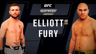 EA Sports UFC 4 Gameplay Tyson Fury vs Tim Elliott