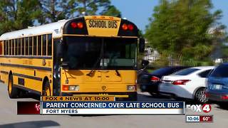 Parents concerned over late school bus